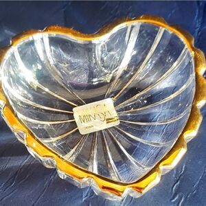 Mikasa heart shaped crystal